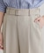 【夏に嬉しい機能付き】リネンライクベルトワイドパンツ