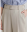 【夏に嬉しい機能付き】リネンライクベルトワイドパンツ