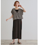ラメベスト×ニットワンピースSET