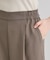 【洗える・シワになりにくい】麻調センタープレスワイドパンツ