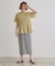 大人の抜け感シアースラブシャーリングブラウス