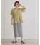 大人の抜け感シアースラブシャーリングブラウス