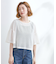 着回し◎夏に嬉しいSET　メッシュブラウス×フレアワンピース