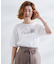 【UVカット/二の腕カバー】ハーフスリーブロゴTシャツ