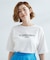 【UVカット/二の腕カバー】ハーフスリーブロゴTシャツ