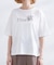 【UVカット/二の腕カバー】ハーフスリーブロゴTシャツ