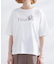【UVカット/二の腕カバー】ハーフスリーブロゴTシャツ
