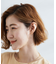 ニュアンスオーバルメタルピアス