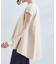 すっきり見え　ペプラムフレンチスリーブカットソー