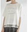 ラフだけどおしゃれ　チュールレイヤードTシャツ