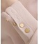 ON/OFF毎日使える！袖口ボタンドロップショルダーニット