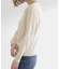 ON/OFF毎日使える！袖口ボタンドロップショルダーニット