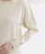 ON/OFF毎日使える！袖口ボタンドロップショルダーニット