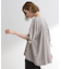 後ろ姿で魅せる　バックドロストシャーリングTシャツ