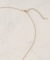 アクリルビジューメタルリングネックレス