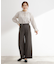 【カセット服】洗えるストレートワイドパンツ