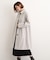 クラシカルな佇まい 大人のステンカラーロングコート