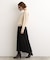 【石川梨花さん着用】スエードライク マキシティアードスカート