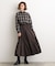 【石川梨花さん着用】スエードライク マキシティアードスカート