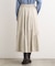 【石川梨花さん着用】スエードライク マキシティアードスカート