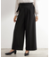 サス付きセンタープレスワイドパンツ