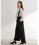 サス付きセンタープレスワイドパンツ