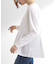 裾切替タックペプラムTシャツ