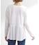 裾切替タックペプラムTシャツ