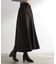 へリンボンツイードフレアマキシスカート
