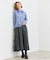 へリンボンツイードフレアマキシスカート