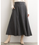 へリンボンツイードフレアマキシスカート