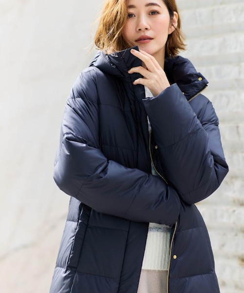 名品アウター/800FP・多機能】つつまれダウンロング｜グローブの通販