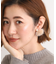 リバーシブルファーパール調ピアス