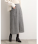 クラシカルツイード Aラインスカート