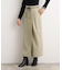合皮ベルト付きナロースカート