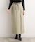 合皮ベルト付きナロースカート