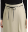 合皮ベルト付きナロースカート