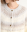 求心柄ジャカードニットカーディガン
