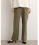 ストレッチ裏起毛ストレートパンツ