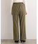 ストレッチ裏起毛ストレートパンツ