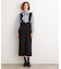 上品さと快適さを両立、美シルエットなハイウエストサス付きスカート