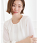 【手洗いOK】パーツ付き裾バルーンブラウス