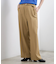 ベルトワイドパンツ