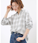 【大人の抜け感】オンブレーチェックシャツ