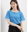 【二の腕カバー】袖口シアースクエアネックTシャツ