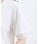 【二の腕カバー】袖口シアースクエアネックTシャツ