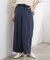 デニムライク ワイドストレートパンツ