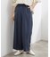 デニムライク ワイドストレートパンツ