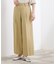 デニムライク ワイドストレートパンツ
