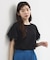 【二の腕カバー、UV/ひんやり】涼しく華やかに、レースレイヤードスリーブTシャツ